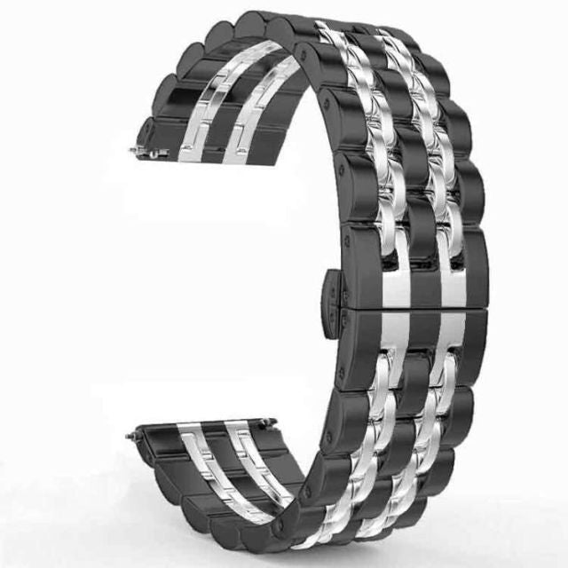22mm 20mm Band for Samsung Galaxy Watch 3 41 45mm Gear S3 46mm 42mm Watch Stainless Steel Strap for Amazift Metal Wrist Bracelet
