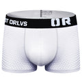 ORLVS Mesh MIke Fiber Cotton Boxershorts Men Comforable Panties Set Gay Sexy Underwear Man Boxer 9Color Free ShippingM/L/XL/XXL