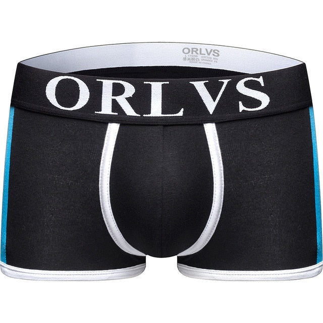 ORLVS Mesh MIke Fiber Cotton Boxershorts Men Comforable Panties Set Gay Sexy Underwear Man Boxer 9Color Free ShippingM/L/XL/XXL