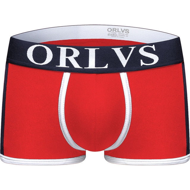 ORLVS Mesh MIke Fiber Cotton Boxershorts Men Comforable Panties Set Gay Sexy Underwear Man Boxer 9Color Free ShippingM/L/XL/XXL