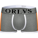 ORLVS Mesh MIke Fiber Cotton Boxershorts Men Comforable Panties Set Gay Sexy Underwear Man Boxer 9Color Free ShippingM/L/XL/XXL