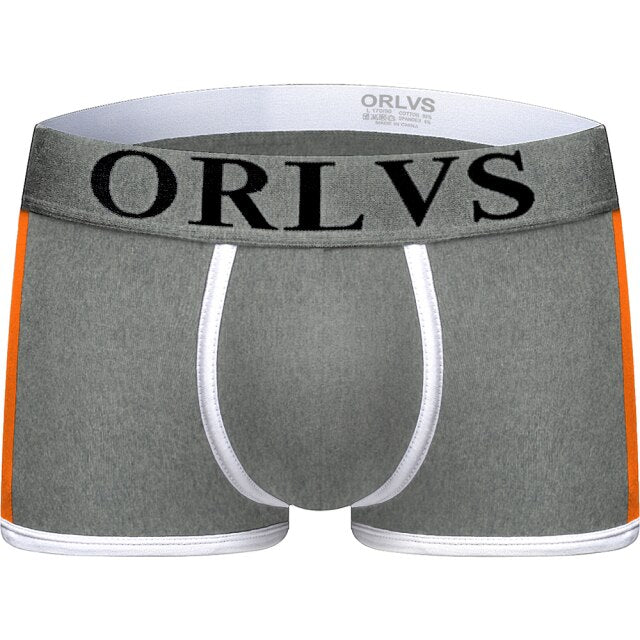 ORLVS Mesh MIke Fiber Cotton Boxershorts Men Comforable Panties Set Gay Sexy Underwear Man Boxer 9Color Free ShippingM/L/XL/XXL