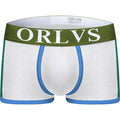 ORLVS Mesh MIke Fiber Cotton Boxershorts Men Comforable Panties Set Gay Sexy Underwear Man Boxer 9Color Free ShippingM/L/XL/XXL