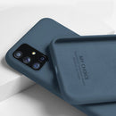 Liquid Silicone Soft Cover Case For Samsung Galaxy A51 A71 S20 FE S21 Ultra S10 Plus S9 A50 A12 A21S A31 A41 A32 A52 A72 Coque