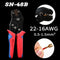 2.8/4.8/6.3mm Spade Crimp Terminal Connector Golden Universal Seal Spring Plug Insulated  Electrical Wire Connectors SN48B kit