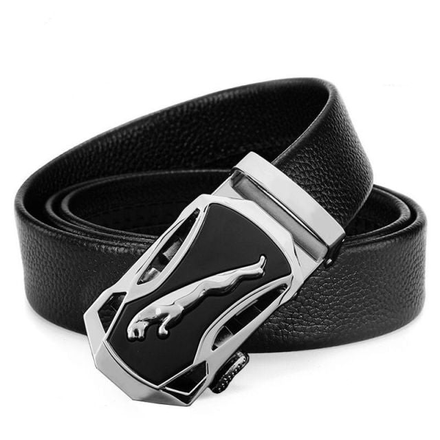 Men Belts Automatic Buckle Belt Genune Leather High Quality Belts For Men Leather Strap Casual  Buises  for Jeans