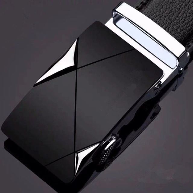 Men Belts Automatic Buckle Belt Genune Leather High Quality Belts For Men Leather Strap Casual  Buises  for Jeans