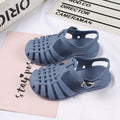 Baby Gladiator Sandals Breathable Hollow Out Shoes Pvc Summer Kids Shoes 2021 Fashion Beach Children Sandals For Boys Girls
