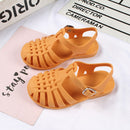 Baby Gladiator Sandals Breathable Hollow Out Shoes Pvc Summer Kids Shoes 2021 Fashion Beach Children Sandals For Boys Girls