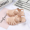 Baby Gladiator Sandals Breathable Hollow Out Shoes Pvc Summer Kids Shoes 2021 Fashion Beach Children Sandals For Boys Girls
