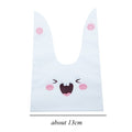 10/50pcs/lot Cute Rabbit Ear Bags Cookie Plastic Bags&Candy Gift Bags For Biscuits Snack Baking Package And Event Party Supplies