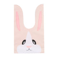 10/50pcs/lot Cute Rabbit Ear Bags Cookie Plastic Bags&Candy Gift Bags For Biscuits Snack Baking Package And Event Party Supplies
