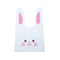 10/50pcs/lot Cute Rabbit Ear Bags Cookie Plastic Bags&Candy Gift Bags For Biscuits Snack Baking Package And Event Party Supplies
