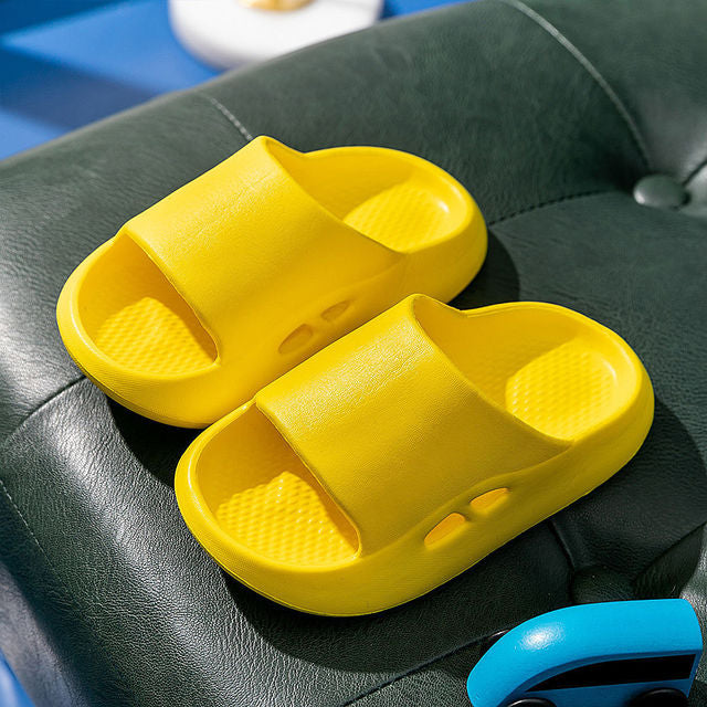 Children's Slippers Summer Pinkycolor cute Beach Shoes For Boys Girls Waterproof Antiskid Bathroom Kids Slippers Soft Baby Shoe
