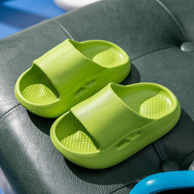 Children's Slippers Summer Pinkycolor cute Beach Shoes For Boys Girls Waterproof Antiskid Bathroom Kids Slippers Soft Baby Shoe