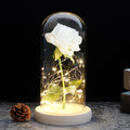 Beauty And The Beast Rose Rose In LED Glass Dome Forever Rose Red Rose Valentine's Day Mother's Day Special Romantic Gift