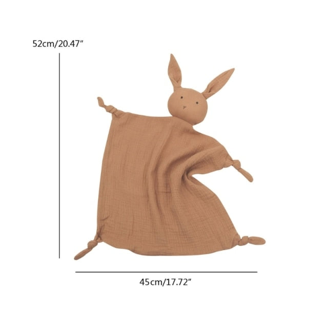 Baby Saliva Towel Soft Newborn Baby Soothe Appease Towel Infant Cute Bunny Sleeping Dolls Toy Plush Comforting Toy Baby Towel