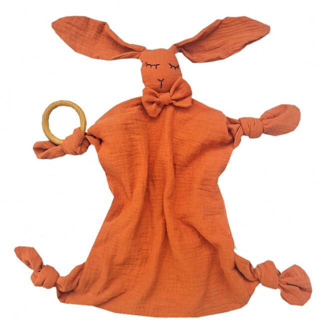 Baby Saliva Towel Soft Newborn Baby Soothe Appease Towel Infant Cute Bunny Sleeping Dolls Toy Plush Comforting Toy Baby Towel