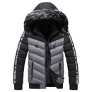 Winter Jacket Men 2020 Fur Collar Hooded Thick Warm Cotton Outwear Man Patchwork Parka and Coats Windbreaker Parkas Male M-5XL