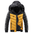 Winter Jacket Men 2020 Fur Collar Hooded Thick Warm Cotton Outwear Man Patchwork Parka and Coats Windbreaker Parkas Male M-5XL