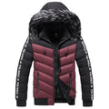 Winter Jacket Men 2020 Fur Collar Hooded Thick Warm Cotton Outwear Man Patchwork Parka and Coats Windbreaker Parkas Male M-5XL