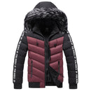 Winter Jacket Men 2020 Fur Collar Hooded Thick Warm Cotton Outwear Man Patchwork Parka and Coats Windbreaker Parkas Male M-5XL