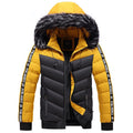 Winter Jacket Men 2020 Fur Collar Hooded Thick Warm Cotton Outwear Man Patchwork Parka and Coats Windbreaker Parkas Male M-5XL