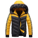 Winter Jacket Men 2020 Fur Collar Hooded Thick Warm Cotton Outwear Man Patchwork Parka and Coats Windbreaker Parkas Male M-5XL