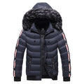Winter Jacket Men 2020 Fur Collar Hooded Thick Warm Cotton Outwear Man Patchwork Parka and Coats Windbreaker Parkas Male M-5XL