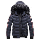 Winter Jacket Men 2020 Fur Collar Hooded Thick Warm Cotton Outwear Man Patchwork Parka and Coats Windbreaker Parkas Male M-5XL