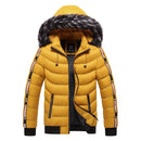 Winter Jacket Men 2020 Fur Collar Hooded Thick Warm Cotton Outwear Man Patchwork Parka and Coats Windbreaker Parkas Male M-5XL