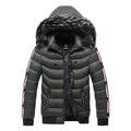 Winter Jacket Men 2020 Fur Collar Hooded Thick Warm Cotton Outwear Man Patchwork Parka and Coats Windbreaker Parkas Male M-5XL
