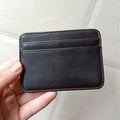 New Arrival Vintage Men's Genuine Leather Credit Card Holder Small Wallet Money Bag ID Card Case Mini Purse For Male