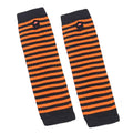 Fingerless Gloves Arm Sleeve Anime Women Fishnet Sports Emo Punk Striped Hand Warmer Mesh Long Gloves Cotton Fashion Sleeves
