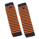 Fingerless Gloves Arm Sleeve Anime Women Fishnet Sports Emo Punk Striped Hand Warmer Mesh Long Gloves Cotton Fashion Sleeves