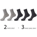 HSS 2021 High Quality Casual Men's Business Socks Summer Winter Cotton Socks Quick Drying Black White Long Sock Plus Size US7-14