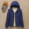 2021 New Women Thin Down Jacket White Duck Down Ultralight Jackets Autumn And Winter Warm Coats Portable Outwear
