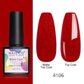 NAILCO 8ml Pink Red Colors Gel Nail Polish Nail Art Varnishes Gel Lacquer Coat Design UV Gel Varnish Soak Off LED Nails Manicure