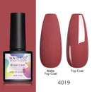 NAILCO 8ml Pink Red Colors Gel Nail Polish Nail Art Varnishes Gel Lacquer Coat Design UV Gel Varnish Soak Off LED Nails Manicure