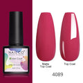 NAILCO 8ml Pink Red Colors Gel Nail Polish Nail Art Varnishes Gel Lacquer Coat Design UV Gel Varnish Soak Off LED Nails Manicure