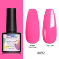 NAILCO 8ml Pink Red Colors Gel Nail Polish Nail Art Varnishes Gel Lacquer Coat Design UV Gel Varnish Soak Off LED Nails Manicure