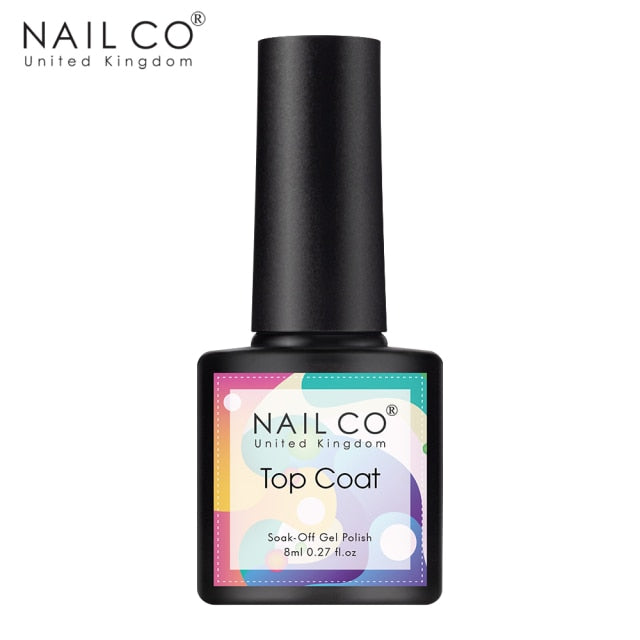 NAILCO 8ml Pink Red Colors Gel Nail Polish Nail Art Varnishes Gel Lacquer Coat Design UV Gel Varnish Soak Off LED Nails Manicure