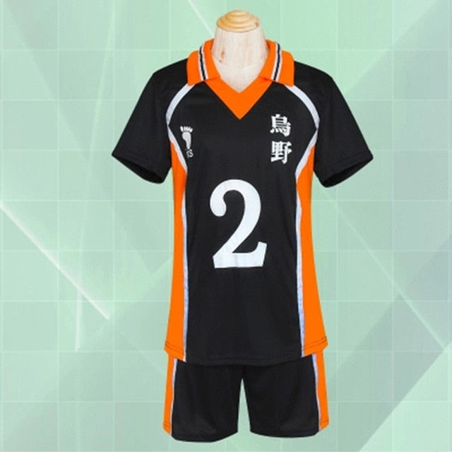 Anime Haikyuu Cosplay Costume Karasuno High School Volleyball Club Hinata Shyouyou Kageyama Tobio Sportswear Jerseys Uniform
