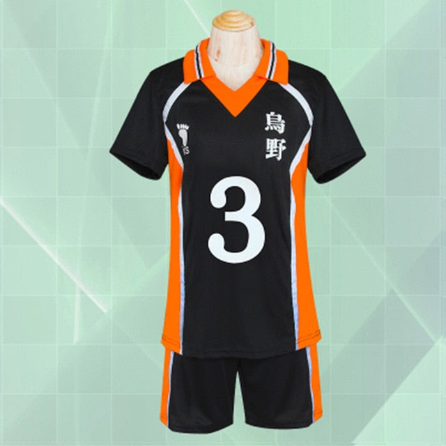 Anime Haikyuu Cosplay Costume Karasuno High School Volleyball Club Hinata Shyouyou Kageyama Tobio Sportswear Jerseys Uniform