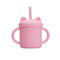 10 Color Baby Silicone Water Cup Feeding Cup BPA Free Baby Learning Drinkware Children's Soft Straw Cups