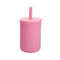 10 Color Baby Silicone Water Cup Feeding Cup BPA Free Baby Learning Drinkware Children's Soft Straw Cups