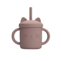 10 Color Baby Silicone Water Cup Feeding Cup BPA Free Baby Learning Drinkware Children's Soft Straw Cups