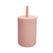 10 Color Baby Silicone Water Cup Feeding Cup BPA Free Baby Learning Drinkware Children's Soft Straw Cups