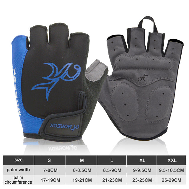 NEWBOLER Shockproof GEL Pad Cycling Gloves Half Finger Sport Gloves Men Women Summer Bicycle Gym Fitness Gloves MTB Bike Gloves