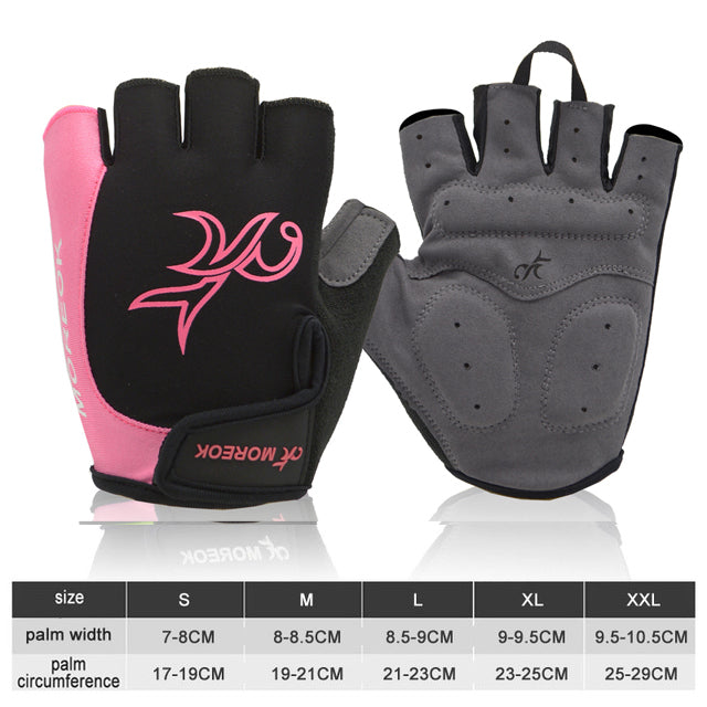 NEWBOLER Shockproof GEL Pad Cycling Gloves Half Finger Sport Gloves Men Women Summer Bicycle Gym Fitness Gloves MTB Bike Gloves